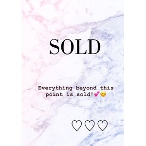 Everything beyond here is sold